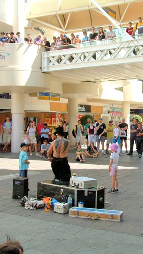 Performer, Murray Street, Perth, WA.